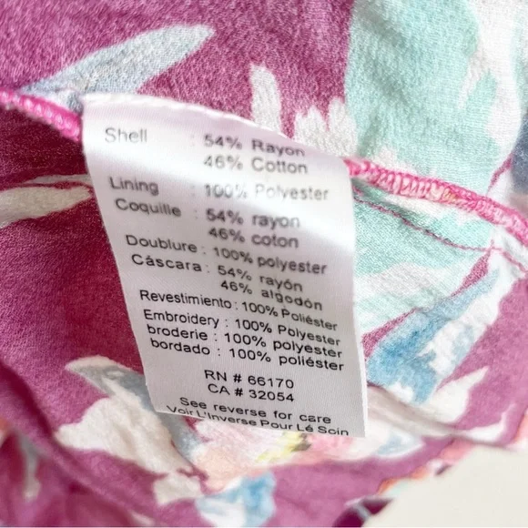 Anthropologie Vineet Bahl Roderiga Floral Blouse Size Medium - Picture 5 of 6